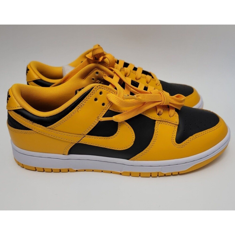Nike Dunk Low Shoes Goldenrod Yellow Sneakers Men's 9.5 DD1391-004 Steelers Iowa